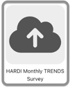 Monthly Trends Survey Icon with boarders