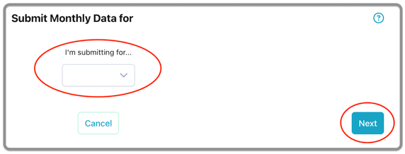 Submit Monthly Data for Company Selector Unitary with boarders